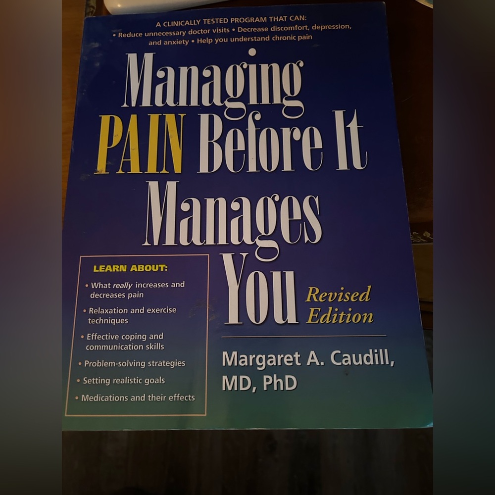Managing Pain Before It Manages You Book